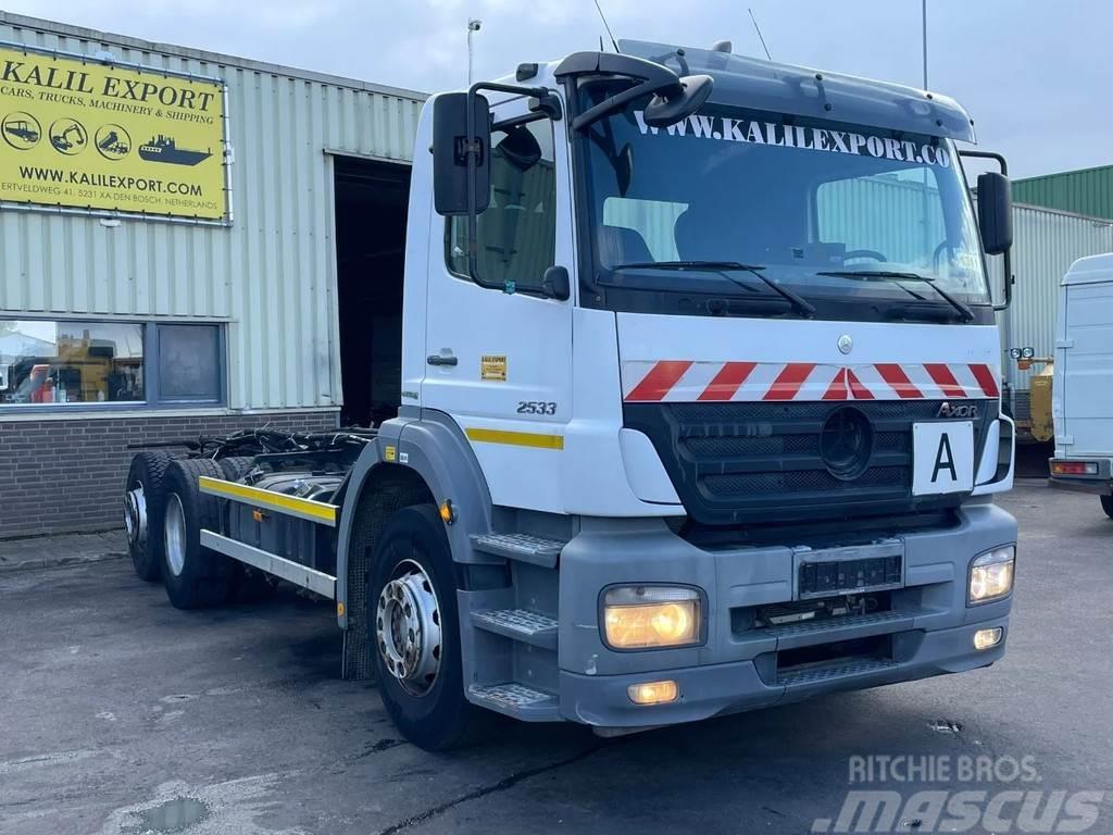 Mercedes-Benz Axor 2533 6x2 EPS 3 Pedals Chassis Cab Good Condit Tovornjaki-šasije