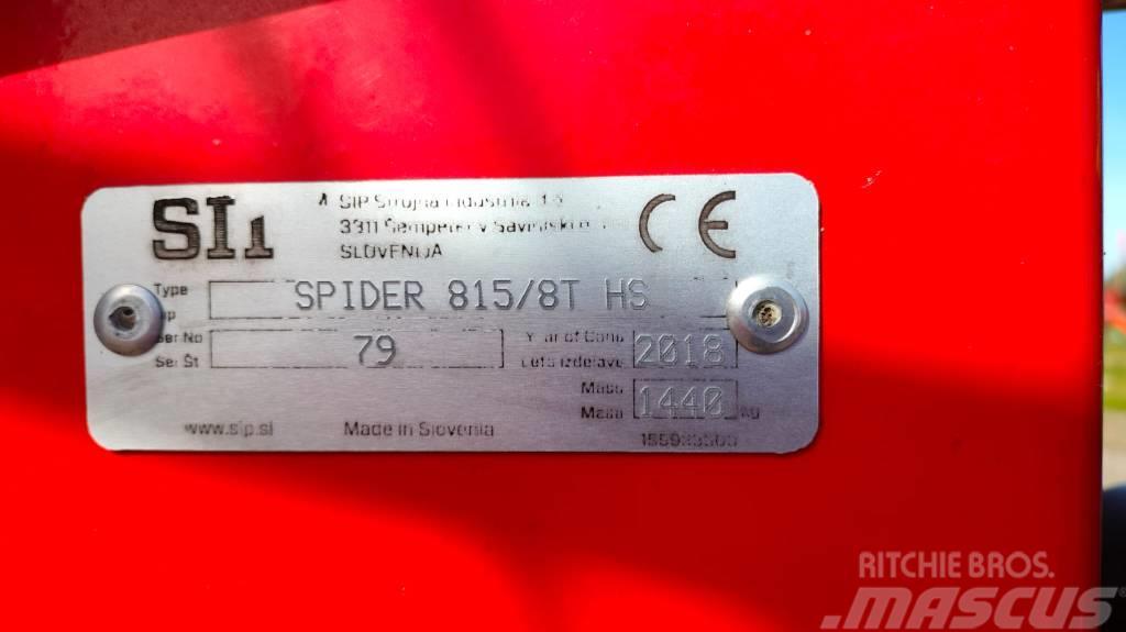 SIP SPIDER 815|8 T Obračalniki in zgrabljalniki
