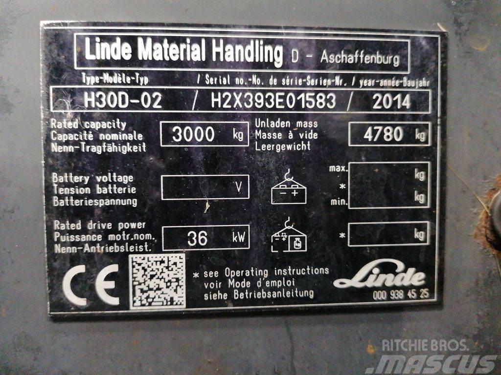 Linde H30D-02 Dizelski viličarji
