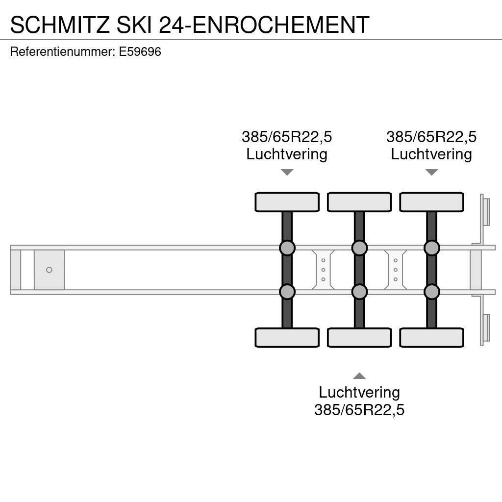 Schmitz Cargobull SKI 24-ENROCHEMENT Polprikolice prekucniki - kiper