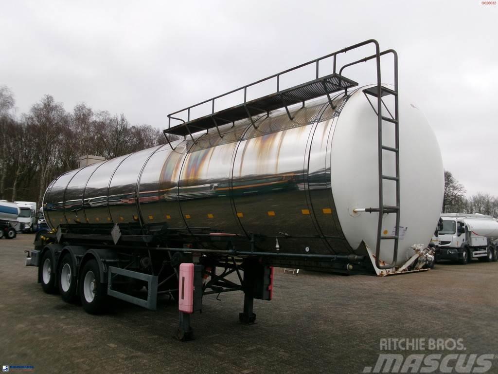 Metalovouga Bitumen / heavy oil tank inox 26.9 m3 / 1 comp Polprikolice cisterne