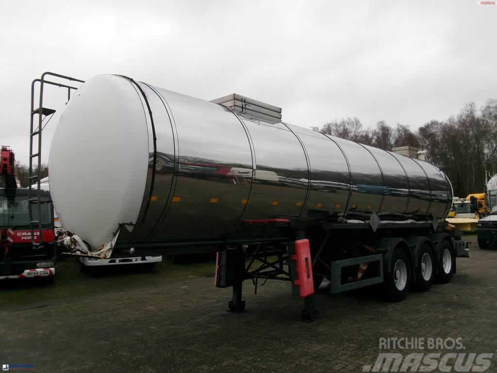 Metalovouga Bitumen / heavy oil tank inox 26.9 m3 / 1 comp Polprikolice cisterne