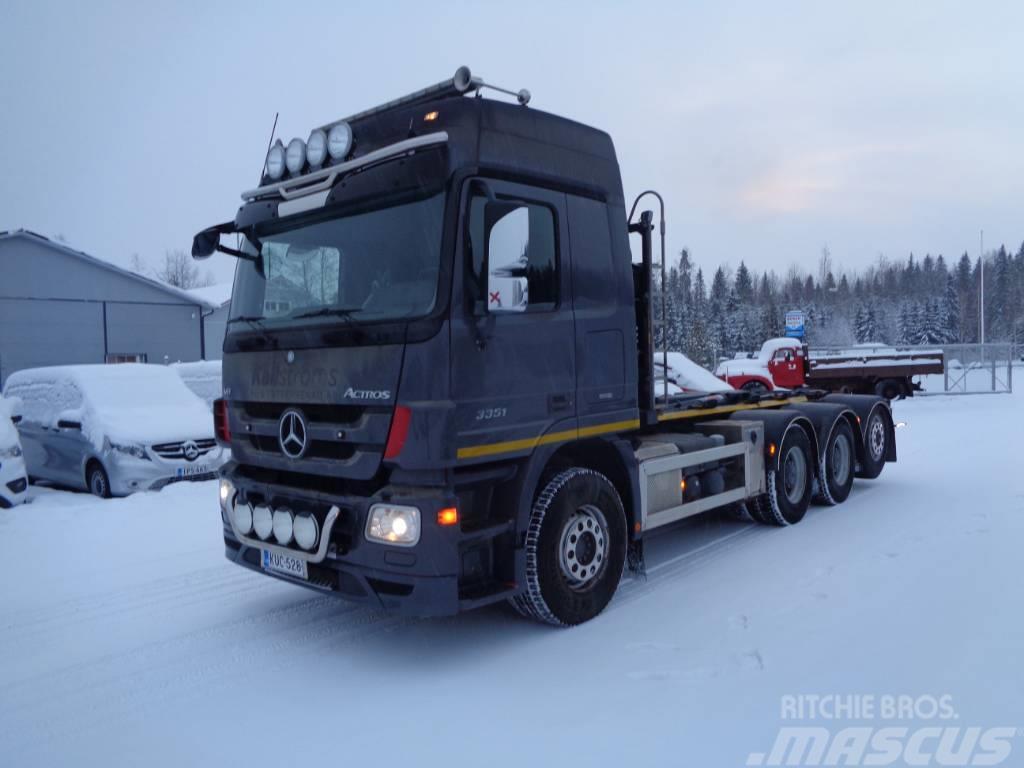Mercedes-Benz Actros  3351 8x4 Razstavljivi tovornjaki z žičnimi dvigali