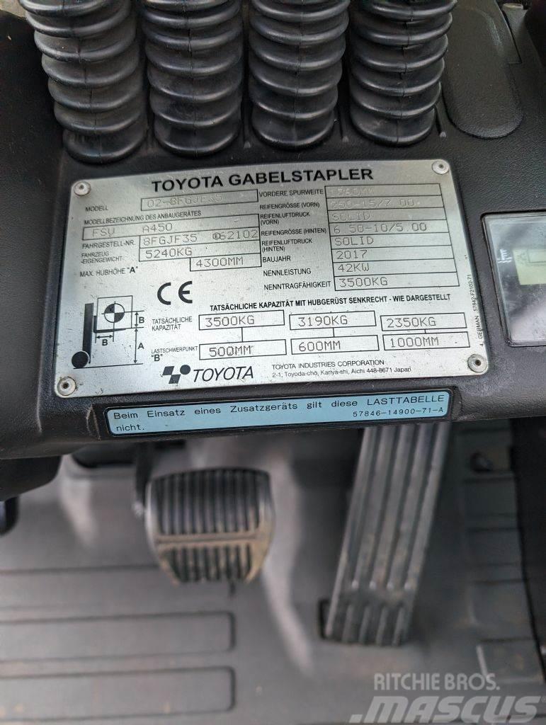 Toyota 8FGJF35 // Triplex // containerfähig Plinski viličarji