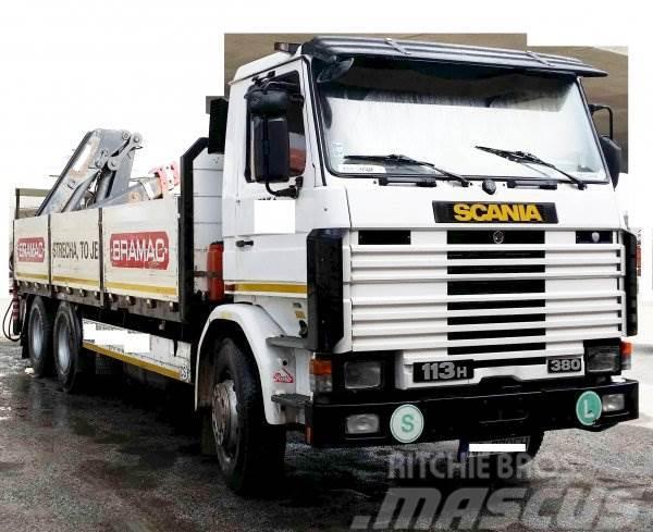 Scania R113 H 380 +Hiab 125.2 Tovornjaki z žerjavom