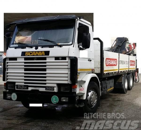Scania R113 H 380 +Hiab 125.2 Tovornjaki z žerjavom