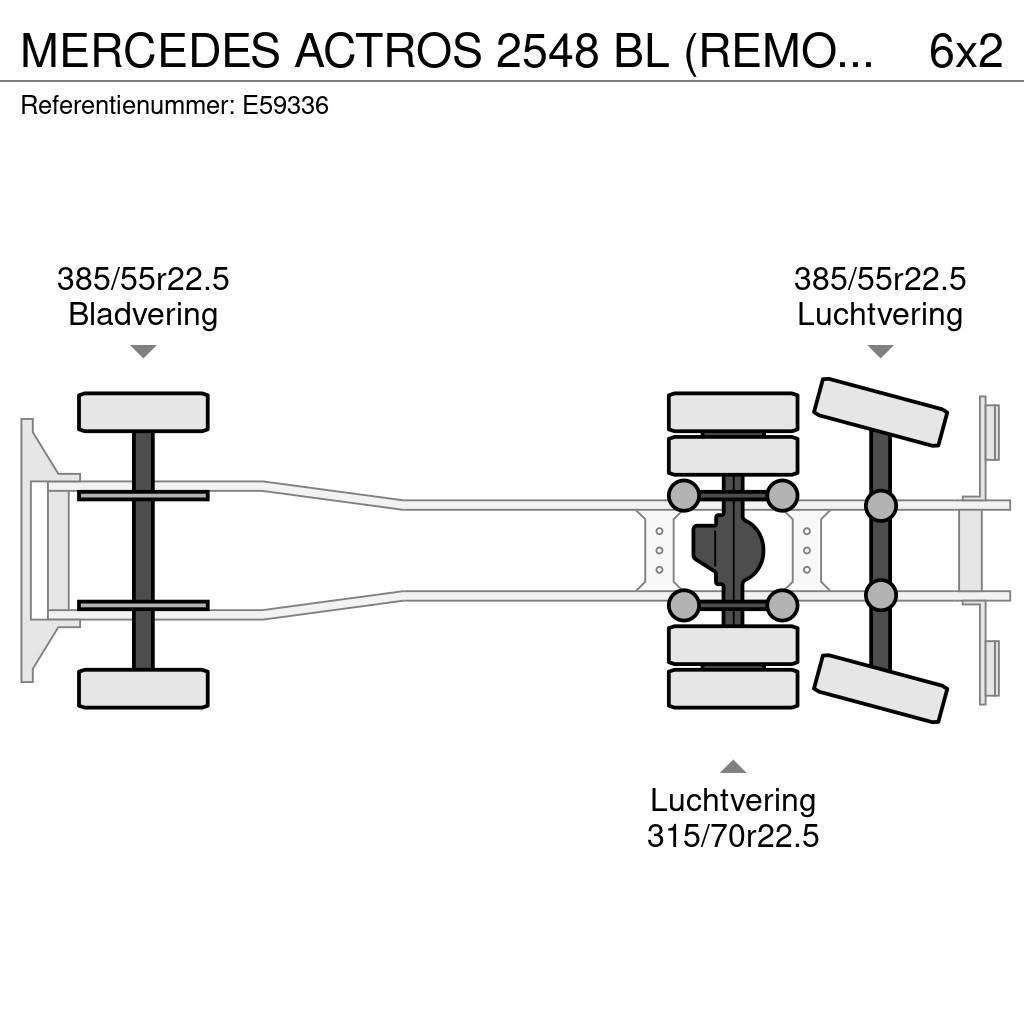 Mercedes-Benz ACTROS 2548 BL (REMORQUE:+6.000€) Tovornjaki s ponjavo