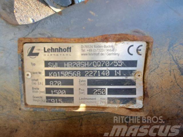 Lehnhoff Uni-Schwenktieflöffel f. OQ70/55 Nakladalne žlice