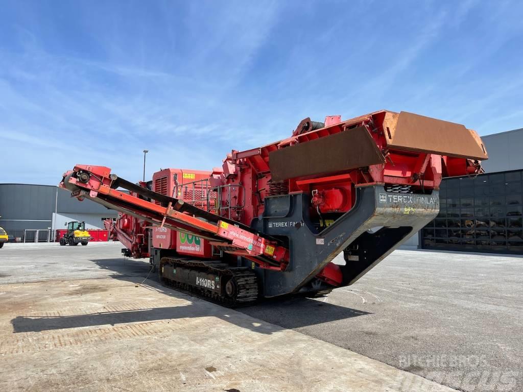 Terex Finlay I110RS Tracked Impact Crusher with screen deck Drobilci