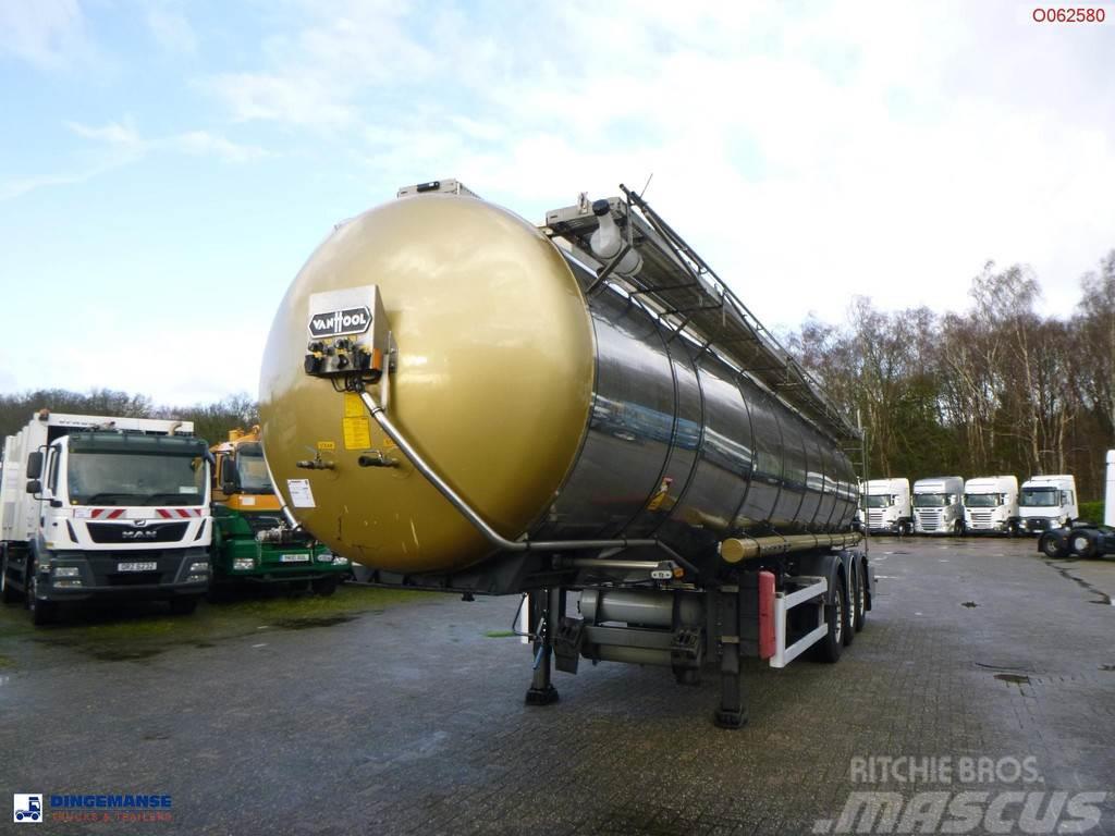 Van Hool Chemical tank inox 30 m3 / 1 comp ADR 12/03/2024 Polprikolice cisterne