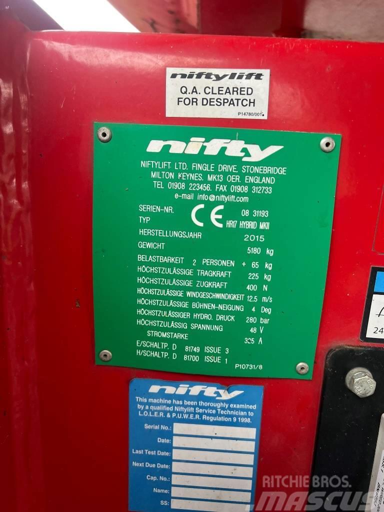 Niftylift HR 17 Zglobne dvižne ploščadi