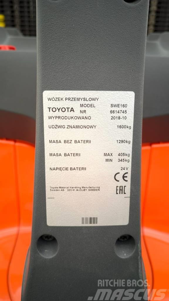 Toyota SWE160 Ročni električni viličar