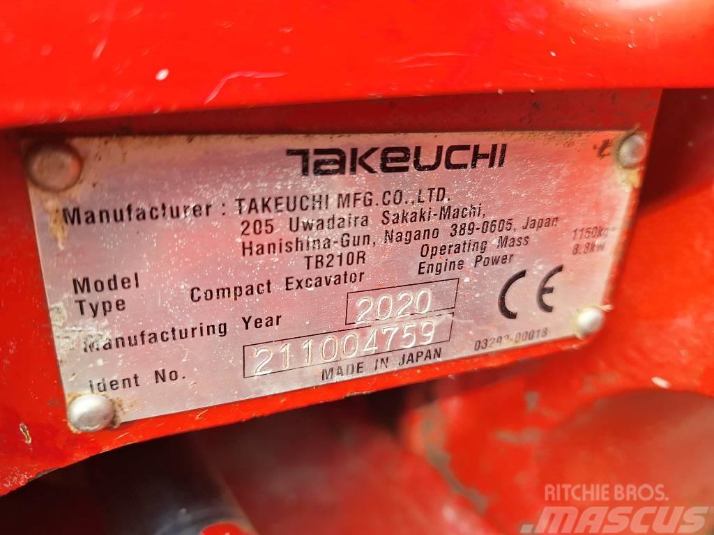 Takeuchi TB210R Mini bagri <7t
