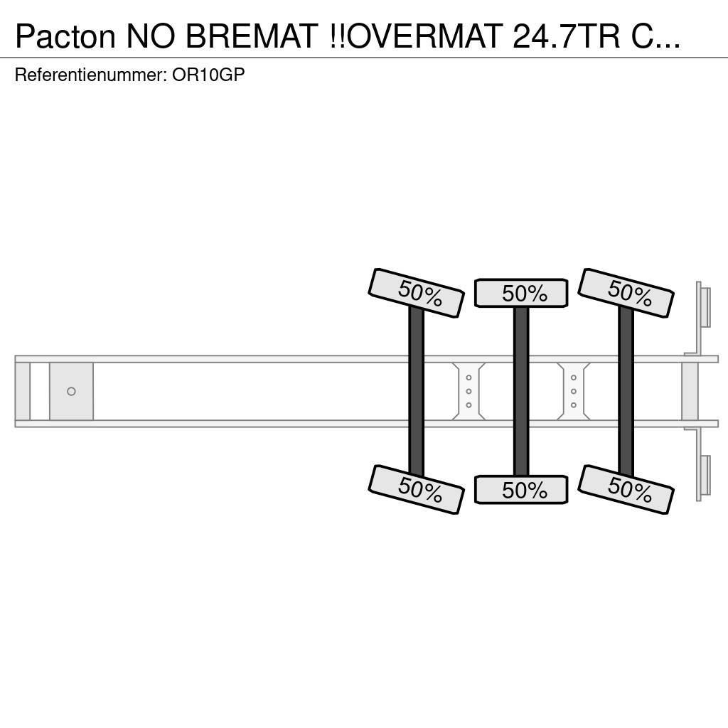Pacton NO BREMAT !!OVERMAT 24.7TR CEMENT/MORTEL/SCREED/MO Druge polprikolice