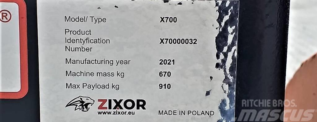  ŁYŻKA PRZESIEWAJĄCA HYDRAULICZNIE ZIXOR X700 Presejalne žlice