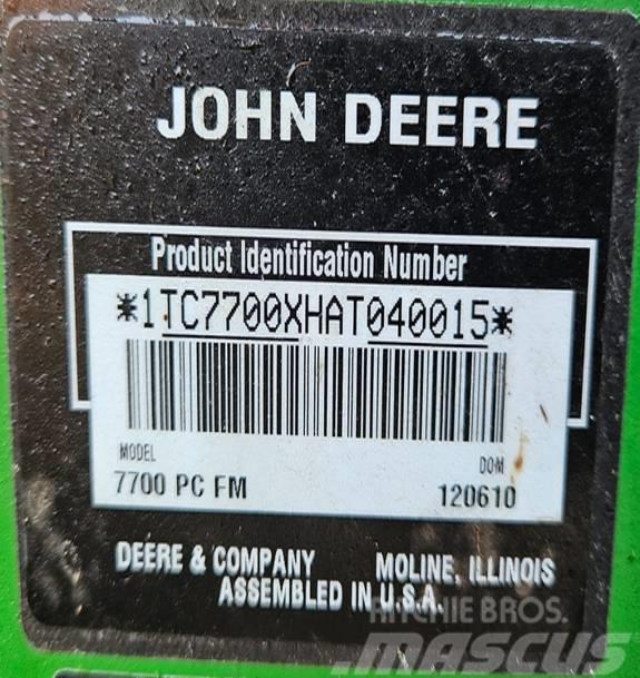 John Deere 7700 Kosilnice za zunanji prostor