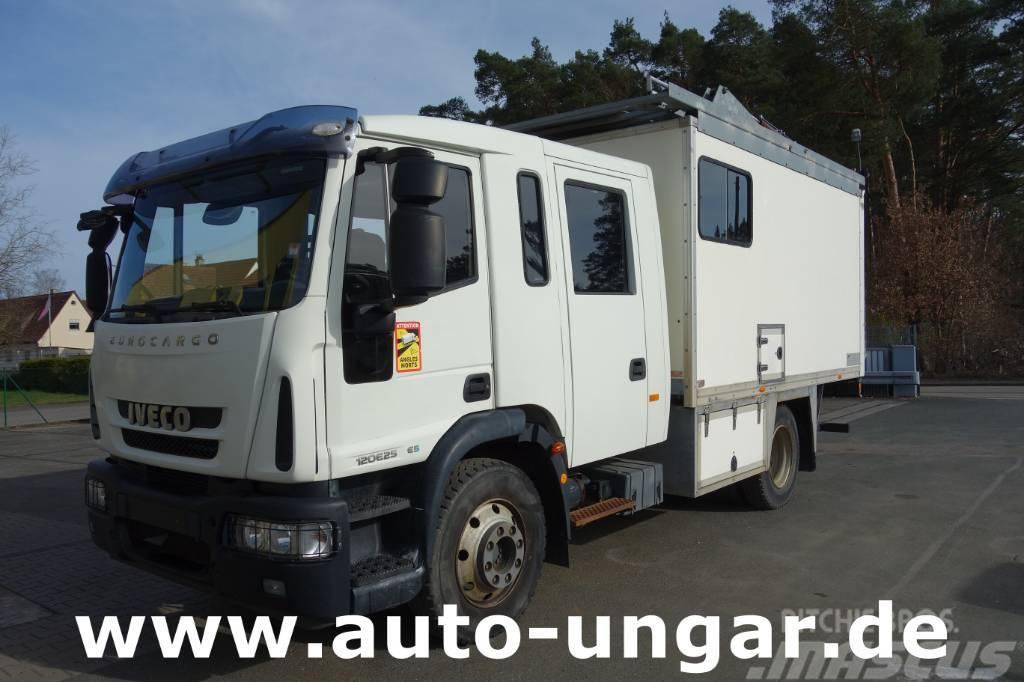 Iveco Eurocargo 120E225Doka Koffer mobile Werkstatt LBW Tovornjaki zabojniki