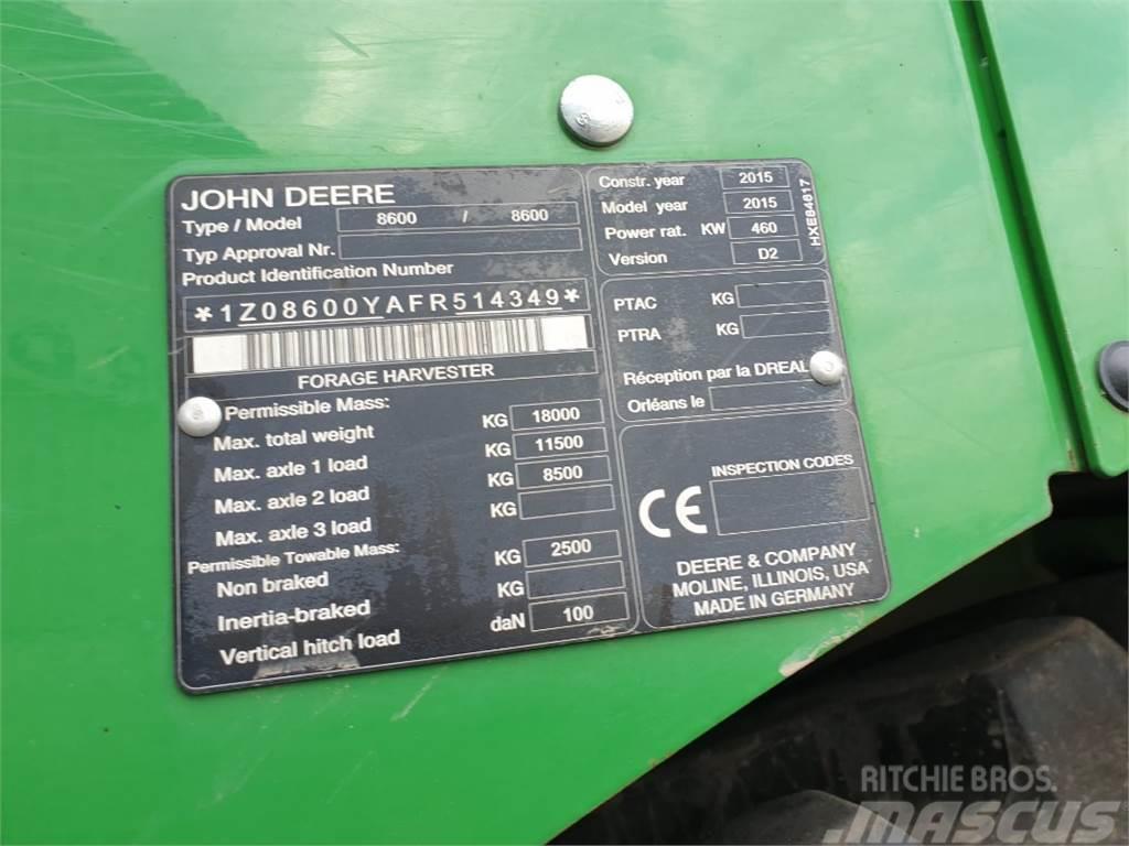 John Deere 8600 Kombajni za krmo