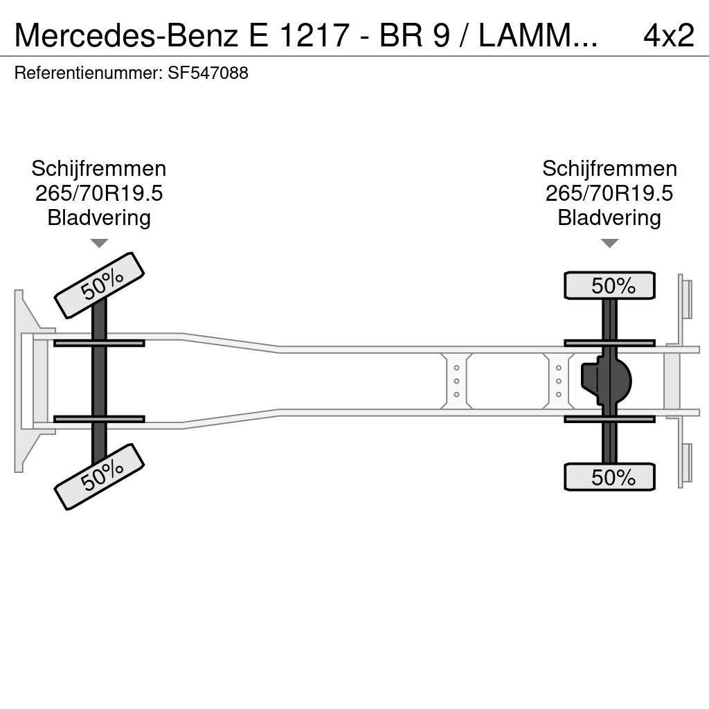 Mercedes-Benz E 1217 - BR 9 / LAMMES - BLATT - SPRING / EFFER KR Tovornjaki s kesonom/platojem