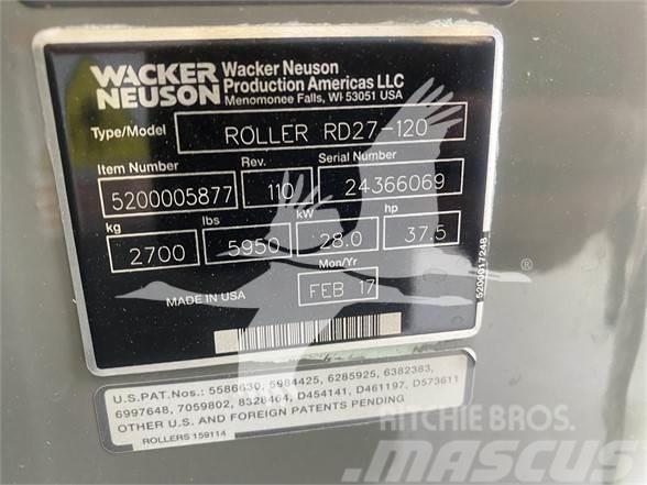 Wacker Neuson RD27-120 Enojni valjarji
