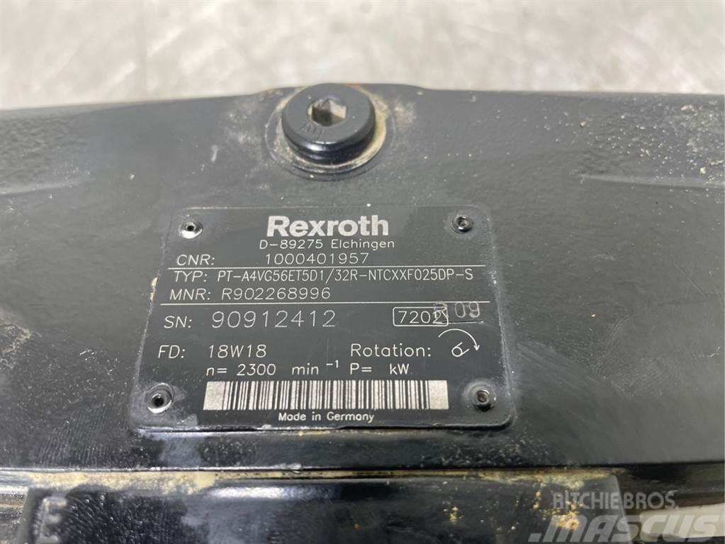 Wacker Neuson 1000401957-Rexroth A4VG56ET5D1/32R-Drive pump Hidravlika