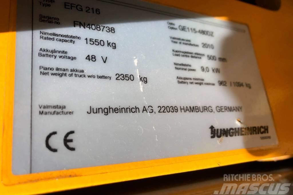 Jungheinrich EFG 216 Električni viličarji