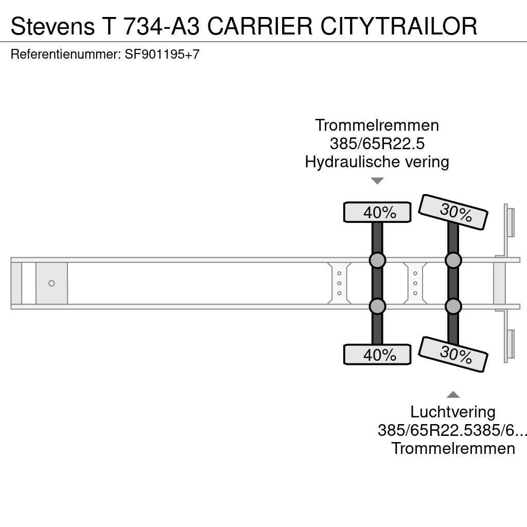 Stevens T 734-A3 CARRIER CITYTRAILOR Hladilne polprikolice