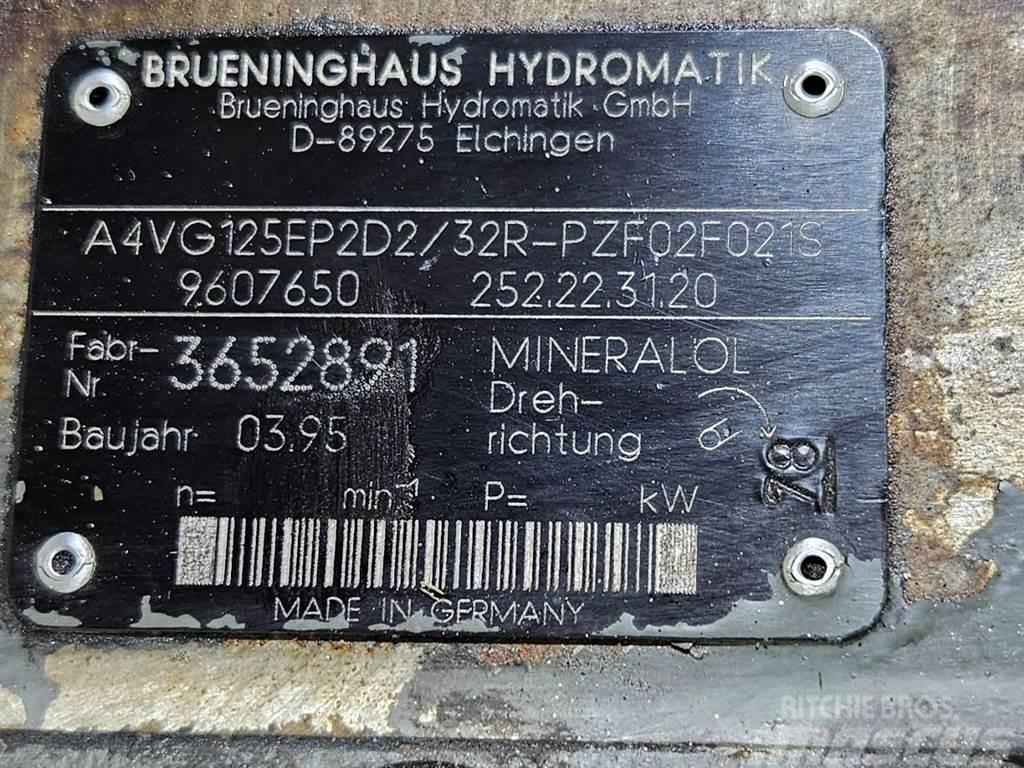Brueninghaus Hydromatik A4VG125EP2D2/32R-Drive pump/Fahrpumpe/Rijpomp Hidravlika