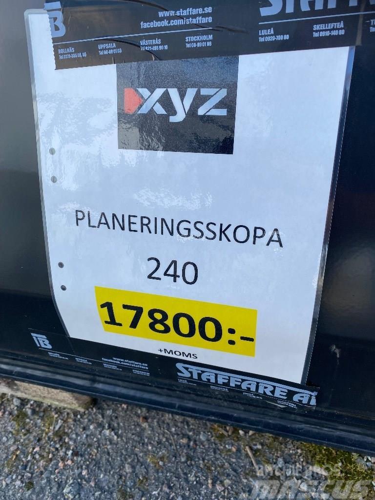 XYZ Planeringsskopa 240 Priključki za čelni nakladalec