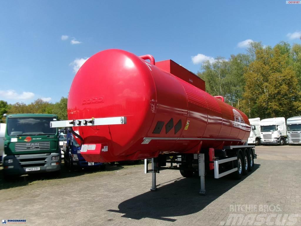 Cobo Bitumen tank inox 34 m3 / 1 comp Polprikolice cisterne