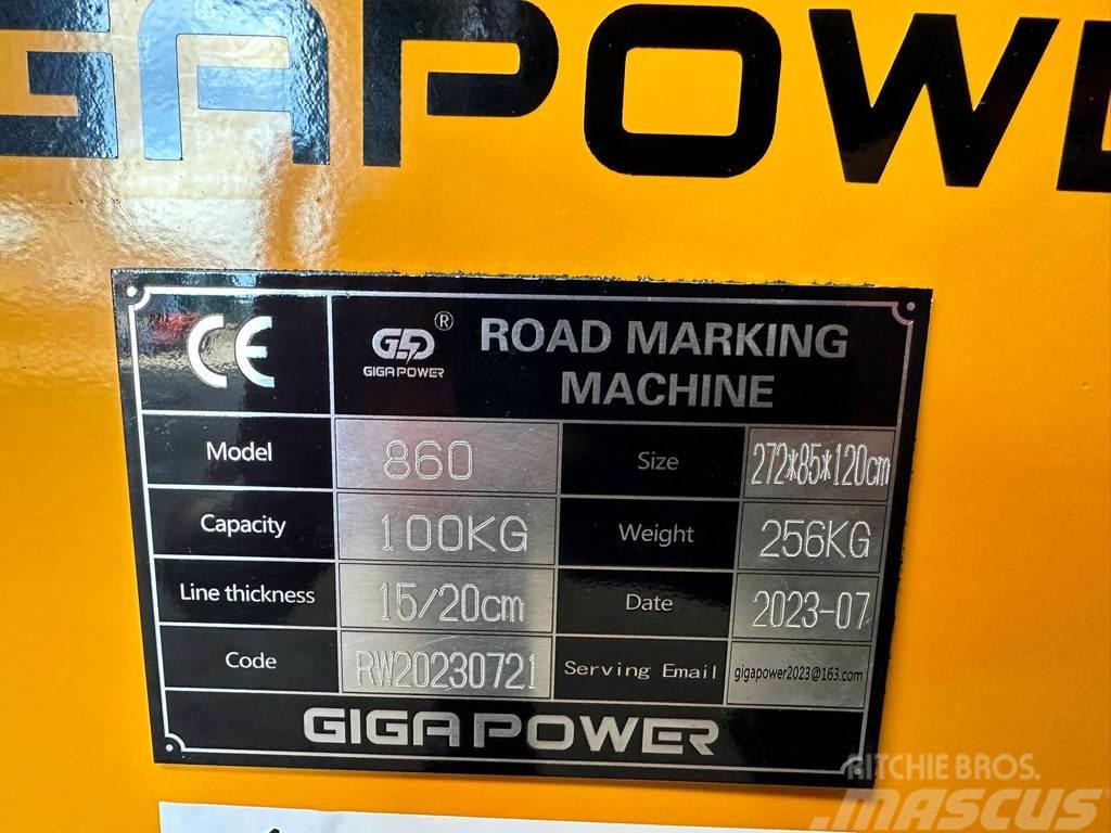  Giga power Road Marking Machine Avtomobili