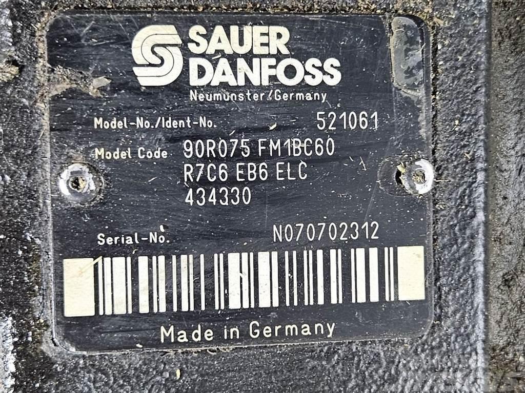 Sauer Danfoss 90R075FM1BC60R7C6-Drive pump/Fahrpumpe/Rijpomp Hidravlika