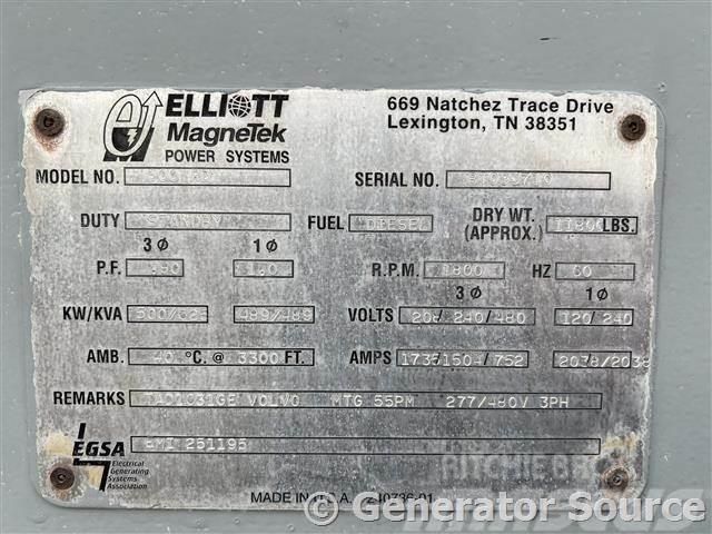 Elliott Magnatek 500 kW - JUST ARRIVED Dizelski agregati