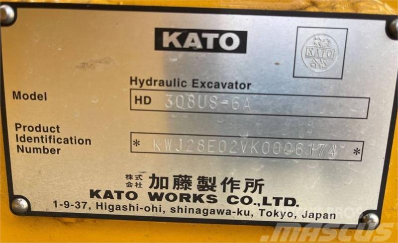 Kato HD308US-6A Mini bagri <7t