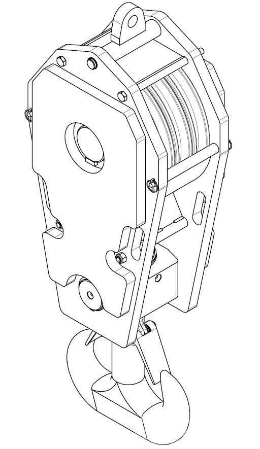  Hakenflasche / Hook block 80t Rezervni deli in oprema za dvigala