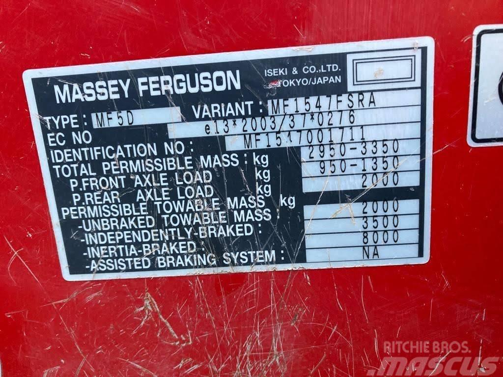 Massey Ferguson 1547 Traktorji