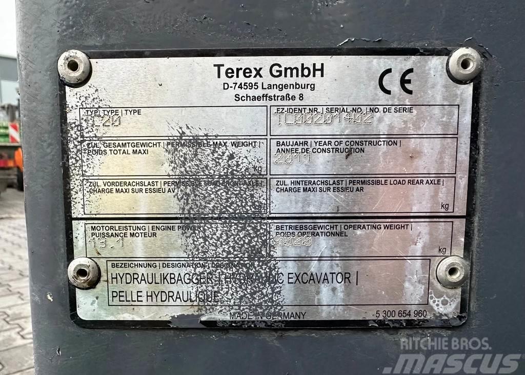 Terex TC20 Mini bagri <7t