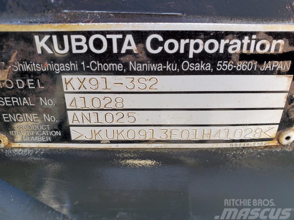 Kubota KX 91-3 S2 Mini bagri <7t