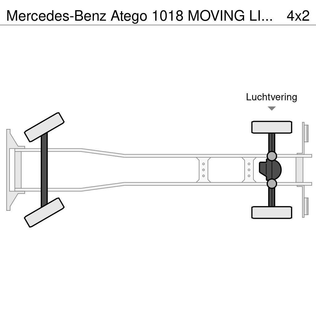 Mercedes-Benz Atego 1018 MOVING LIFT - GOOD WORKING CONDITION Tovornjaki zabojniki