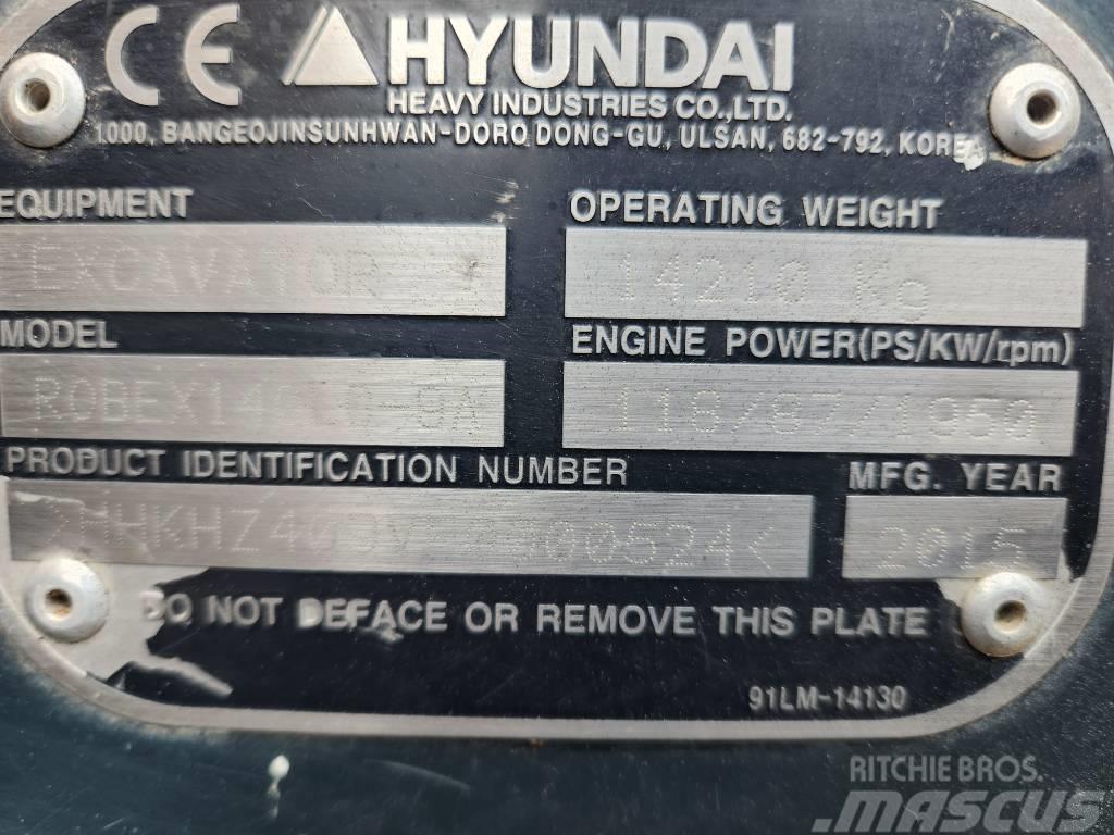 Hyundai 140LC-9A Bagri goseničarji