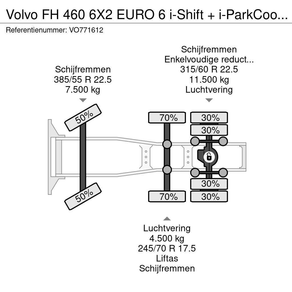 Volvo FH 460 6X2 EURO 6 i-Shift + i-ParkCool + TIPPER HY Vlačilci