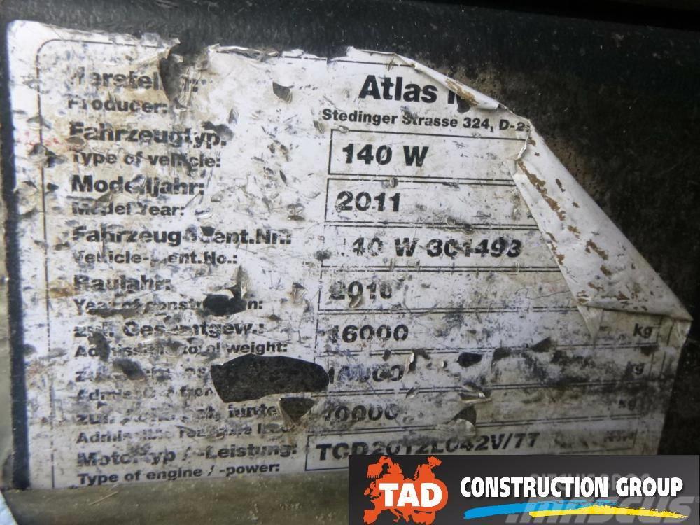 Atlas 140 W Bagri na kolesih