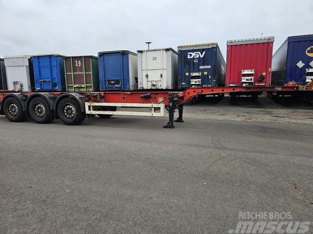 Krone SD 27 | 3 axle container chassis | 4740 kg | Saf D Kontejnerske polprikolice