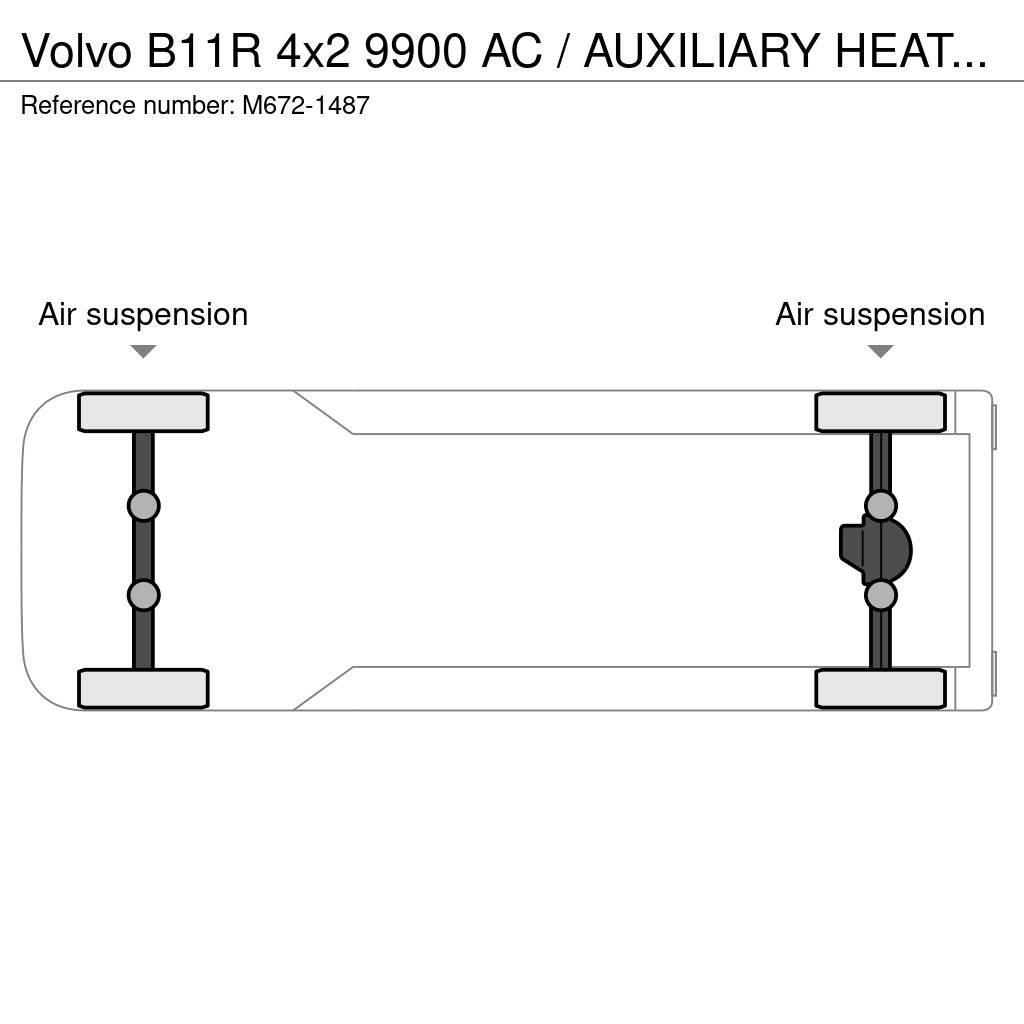 Volvo B11R 4x2 9900 AC / AUXILIARY HEATING / CD / TV / W Potovalni avtobusi