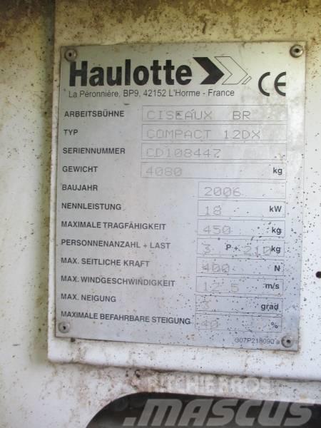 Haulotte Compact 12 DX Škarjaste dvižne ploščadi