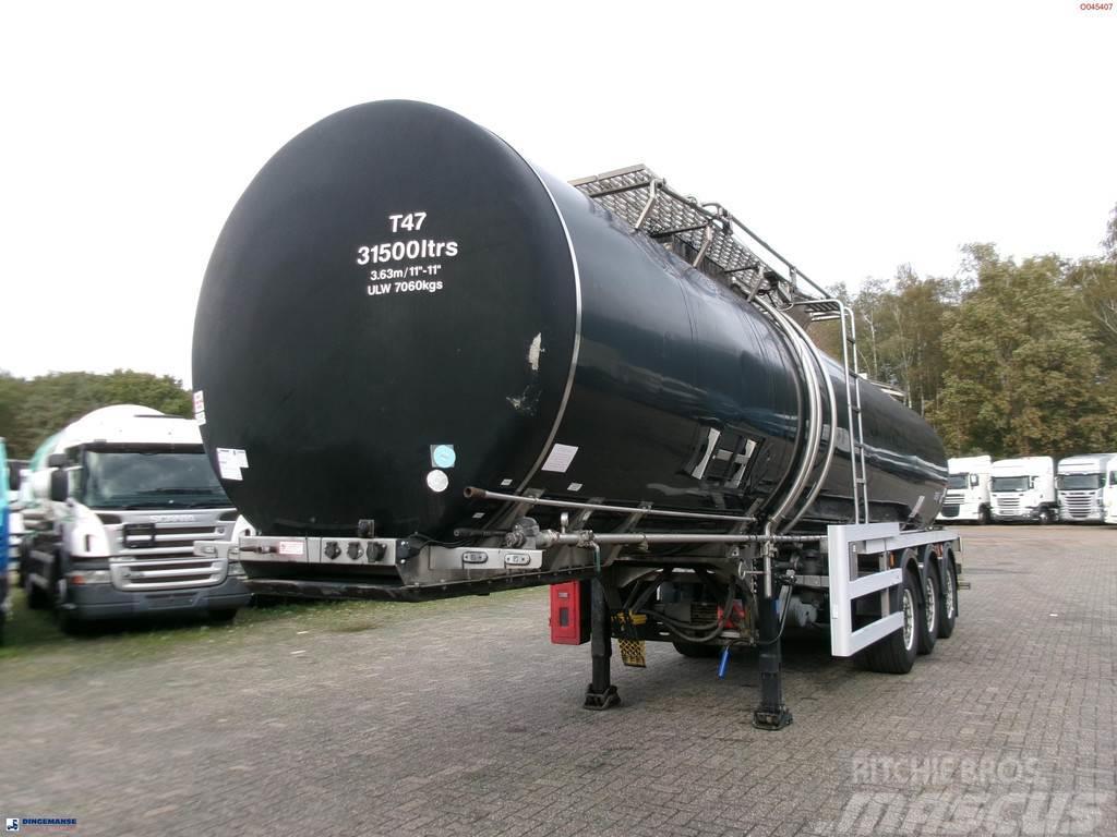 Crossland Bitumen tank inox 33 m3 / 1 comp + compressor + AD Polprikolice cisterne