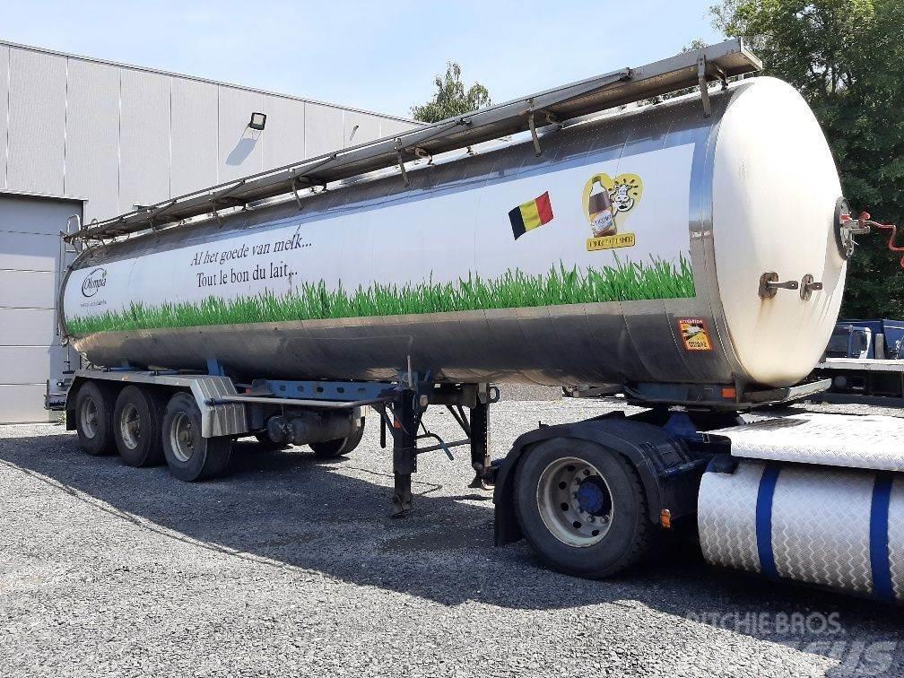 Magyar 3 AXLES TANK IN STAINLESS STEEL INSULATED 30000 L- Polprikolice cisterne