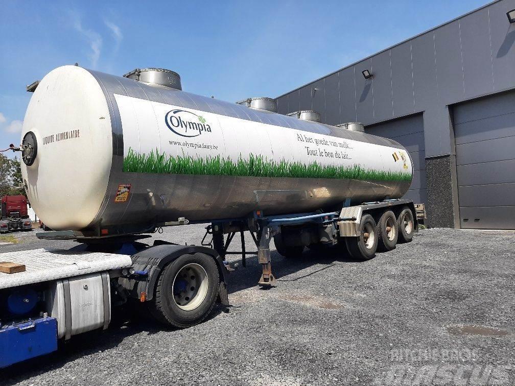 Magyar 3 AXLES TANK IN STAINLESS STEEL INSULATED 30000 L- Polprikolice cisterne