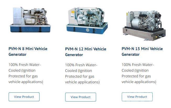 Fischer Panda generator Vehicle AC 15 Mini PVK-U Series Dizelski agregati
