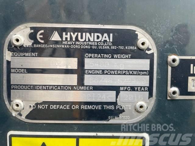 Hyundai 55W-9R Bagri na kolesih